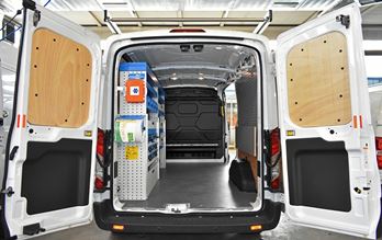 01_A Ford Transit with Syncro Ultra racking